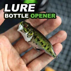 Bass Fish Bottle Opener, Beer Bottle Opener lure fishing gifts