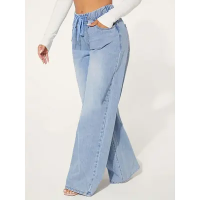 String on Side Jeans TikTok Shop