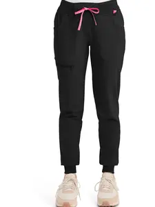 MC AMP Mid Rise Jogger Scrub Pant for Women - Sporty Style with Comfortable Mid-Rise Silhouette & Functional Pockets - Perfect for Healthcare Professionals