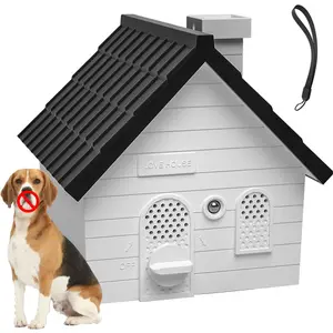 Anti Barking Device For Dogs 3 Modes Dog Barking Deterrent 2026 Weatherproof 50Ft Barking Dog Silencer Safe Effective Anti Bark Device Black
