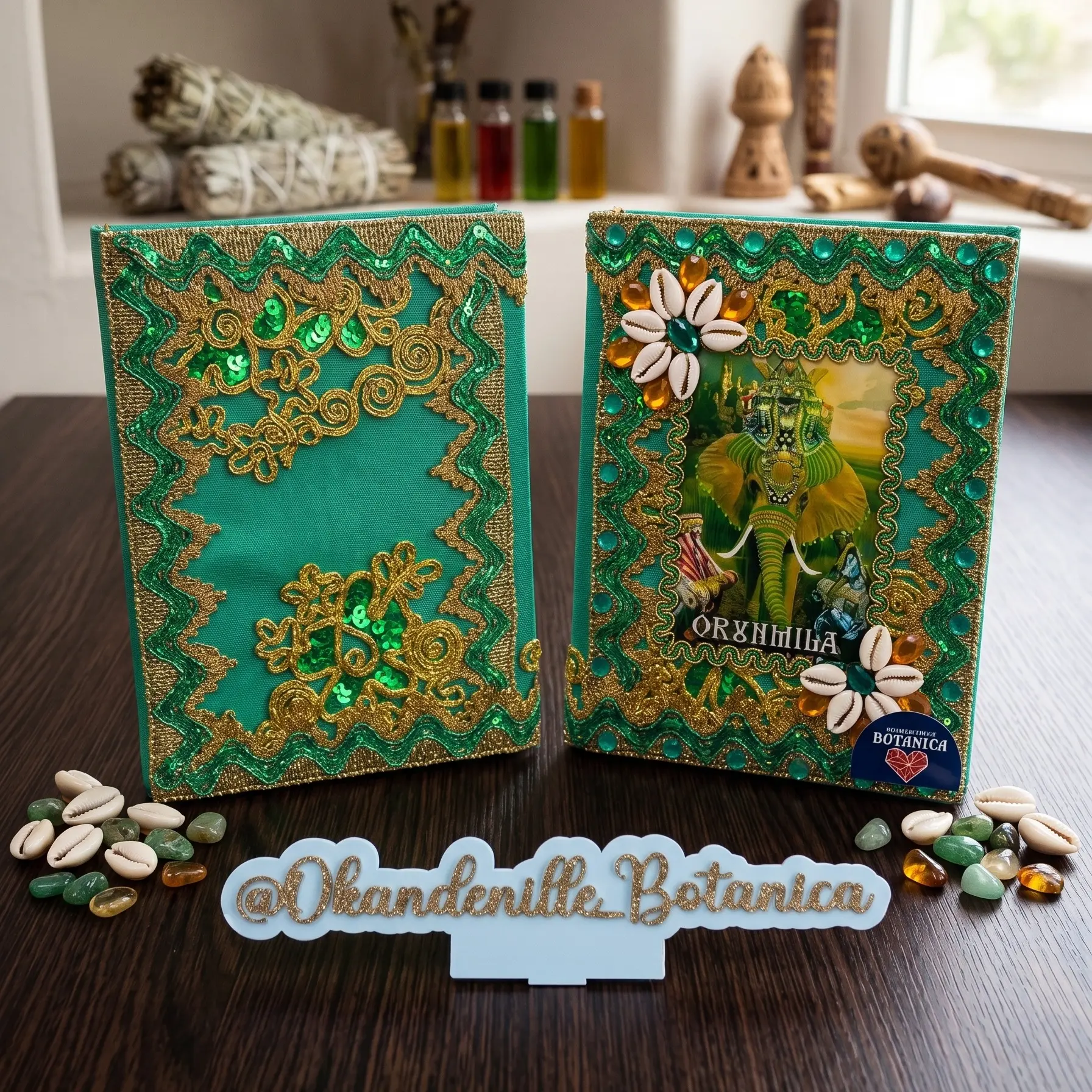Ita Themed Notebook - Orisha Orula Design Office Stationery