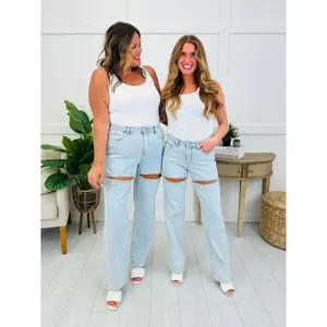 Judy Blue Dazzle Me Rigid Magic Straight Leg Jeans