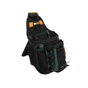 Tsk34 Small Electrician Tool Kit, Specialized Waist Belt Hook, Woodworking Waist Bag, Comprehensive Tool Set for Electricians