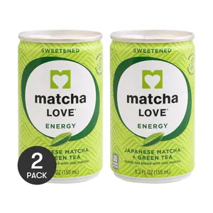 ITO EN Matcha Love Green Tea Energy Drink - Low Sugar, 155ml x 2 Packs | Premium Japanese Matcha
