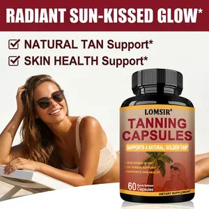 Tanning Capsules – Supports a Natural Golden Glow with Astaxanthin, L-Tyrosine, Copper & Polypodium Leucotomos and More – 60 Capsules