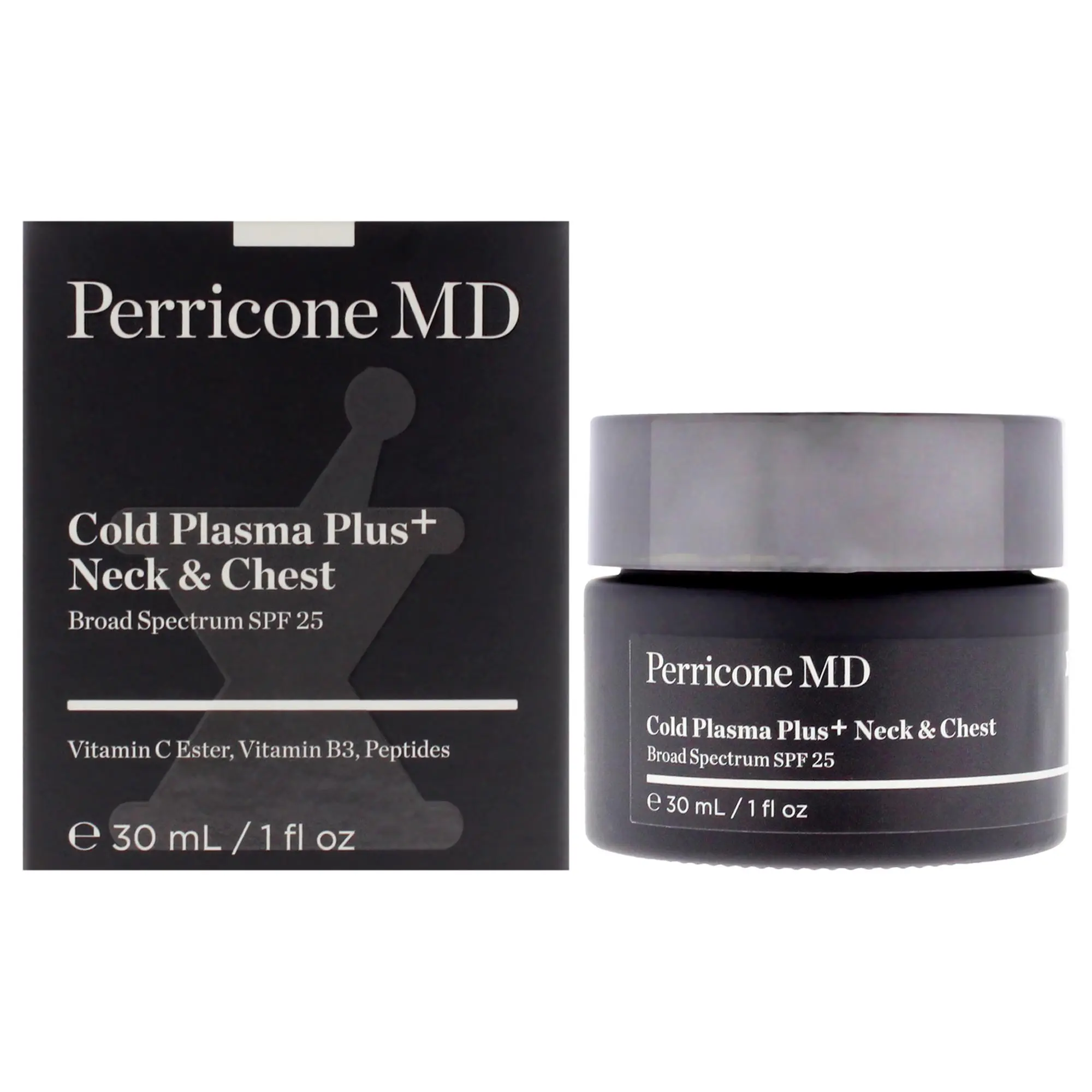 Cold Plasma Plus Neck and Chest SPF 25 by Perricone MD for Unisex - 1 oz Moisturizer