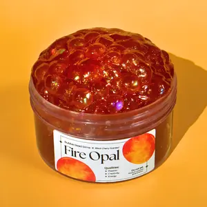 Fire Opal - OG Slimes 7 oz Bubble Bead Slime