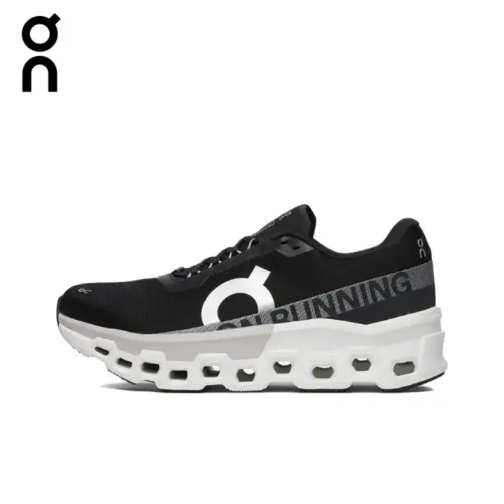 On Cloudrunner 2 Black White Mens Trainer Stable Cushioned Long Distance Sneakers