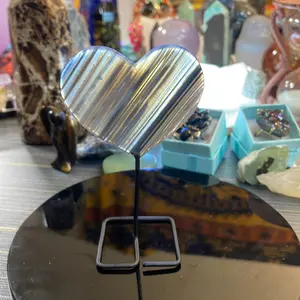 Agate Heart On Stand