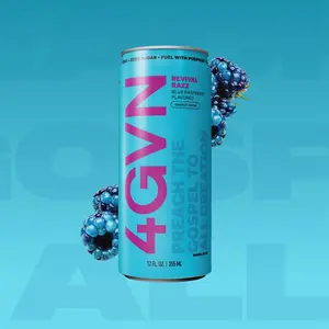 Revival Razz - Blue Raspberry 4GVN Energy Drink | Zero Sugar | 200mg Caffeine
