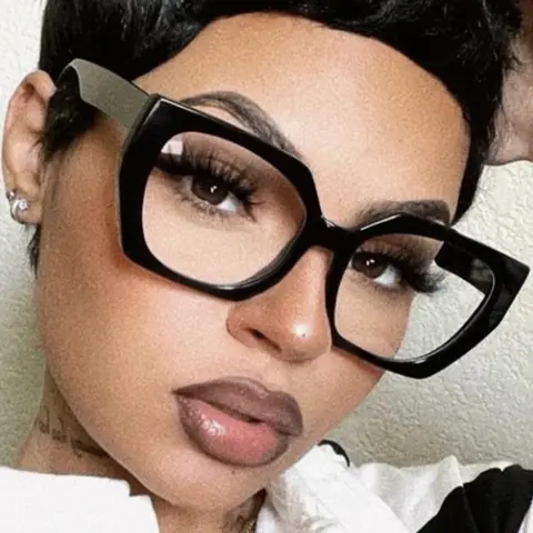 Vintage Square Frame Multifaceted Eyeglasses, Anti-Blue Light Transparent Fashion Glasses for Men & Women, Casual Daily Wear, Stylish Square Frames