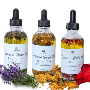 Rose Lavender Calendula Body Moisturizer Hydrating Skincare Lightweight Moisture Moisturizing Daily Gentle Soothing