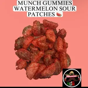 Munch Gummies ~ Sour Patch Fruit Watermelon Snack