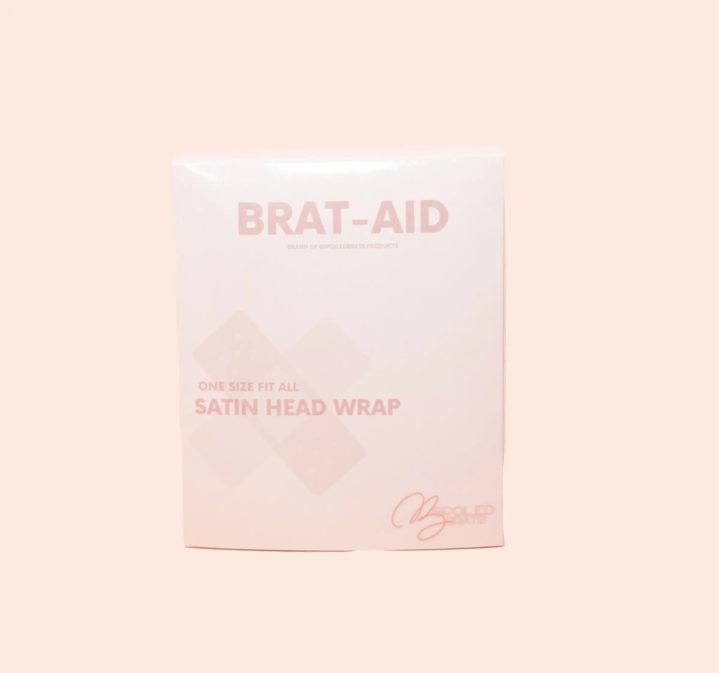 Satin bonnet and scarf