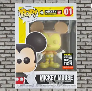 Funko Pop Vinyl Figure Disney Mickey Mouse 01 (Peaches and Cream) (NYC Exhibit Exclusive)