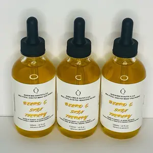 Moisturizing Beard & Body Oil for Beard and Skin Therapy, Infused with Frankincense, Myrrh and Orange Essential Oils