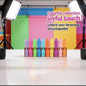 20pcs Match The Bottle Color Game for Kids, Toddlers & Adults - Colorful Plastic Bottle Collide Game Squishies Toys | Logical Thinking & Concentration Skills | Fun Indoor Party Game for Family Game Nights, Group Activities | Playful Design Fun Toys