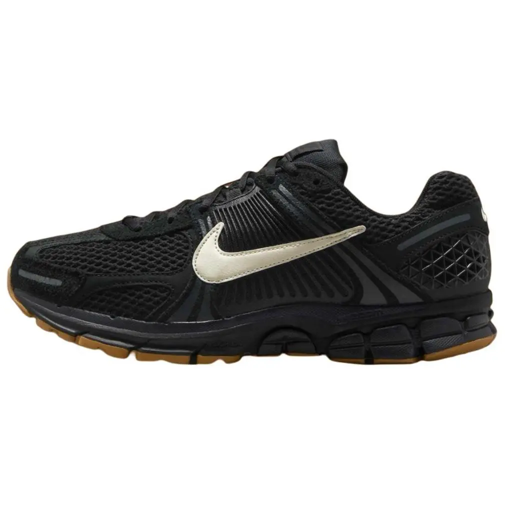 Nike Air Zoom Vomero 5 'Black Gum' Running Shoes, Lightweight, Breathable Mesh, Comfortable for Long Runs, Suitable for Casual Wear, True Size, Athletic, Basic, Narrow Fit, True Fit, Zoom Cushion, Mesh Upper, Daily Training