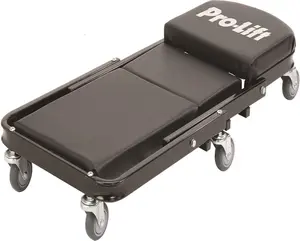 C-9100 Black 40" Foldable Z Creeper (450 Pounds)