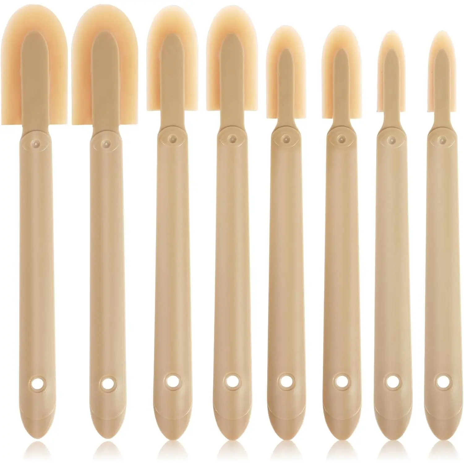 8 count Rubber Caulking Tool Set,Caulking Finishing Tool,Grout Sealant Caulk Spatula Set, Caulk Tool,Multifunctional  Sealant Caulking Spatula Tool for Kitchen Bathroom Window /4 Size