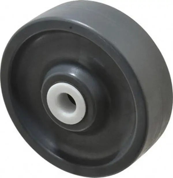 ALBION Heavy-Duty Polyurethane Single Caster Wheel, 6" Diameter x 2" Wide, 1400 Lb. Capacity, 2-3/16" Hub Length, 3/4" Axle Diam, Delrin Bearing Model XP0625112, Casters for Tools & Hardware Furniture Applications