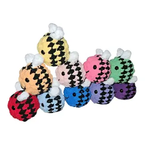 Crochet Mini Bees Amigurumi Plushies, Cute Gifts