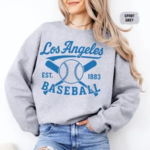 [ sale of to 50% ] Retro Cali Baseball Crewneck | Vintage West Coast Sports Sweatshirt | Classic Fan Gameday Jumper