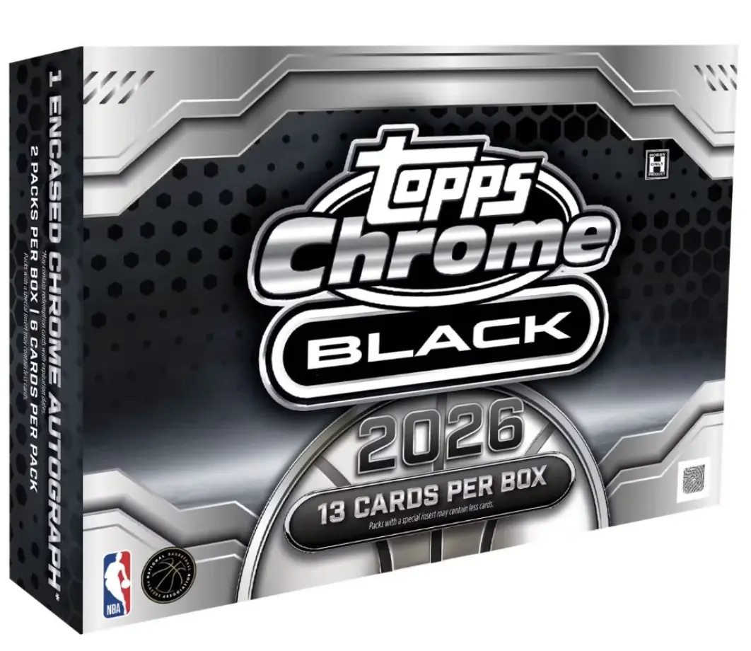 2025-26 TOPPS CHROME BLACK HOBBY NBA