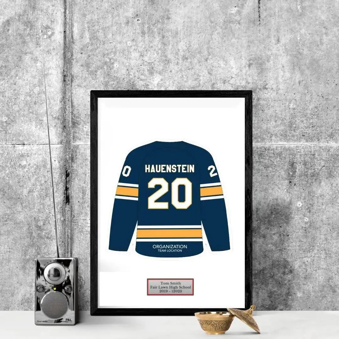 Volleyball Senior Night Gift — Custom Jersey Picture Frame