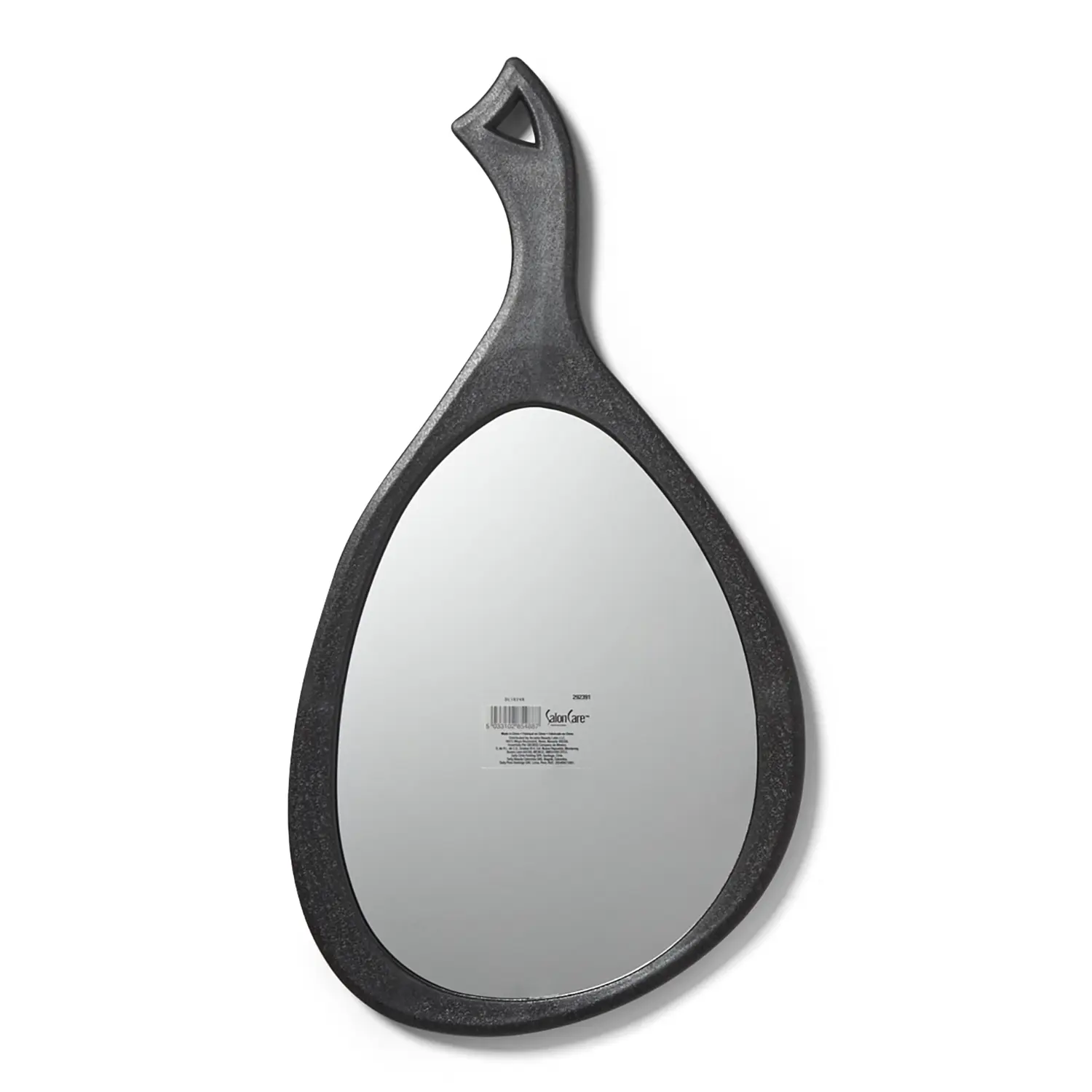 Salon Care Large Teardrop Mirror, Classic, Face Design Handheld Mirrors