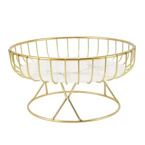 1 European light luxury fruit plate, creative living room home fruit basket afternoon tea candy dessert rack snack tray, birthday, party Thanksgiving supplies