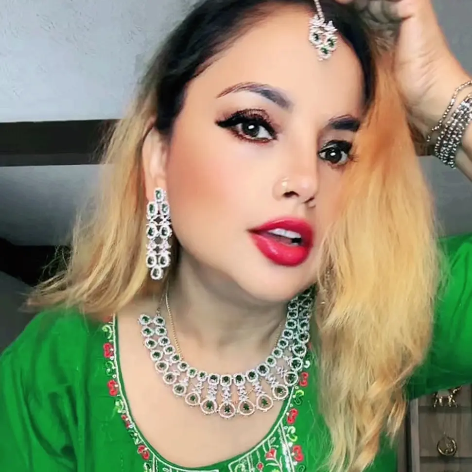 AD Necklace Set - Elegant Jewellery for All Occasions, American Diamond Material