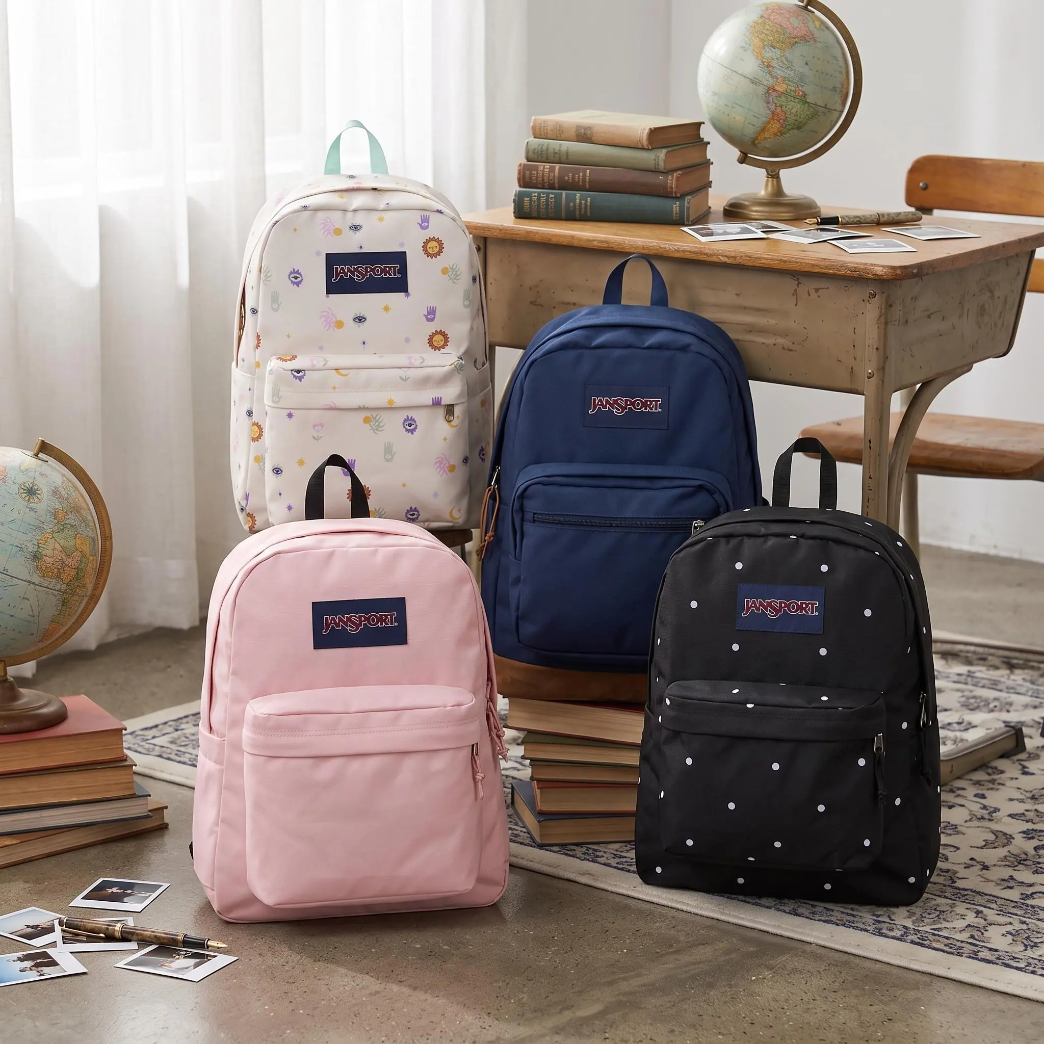 JanSport Classic Backpack Large Capacity Student Schoolbag Casual Travel Rucksack Fashion Daypack for Teen Girls Boys