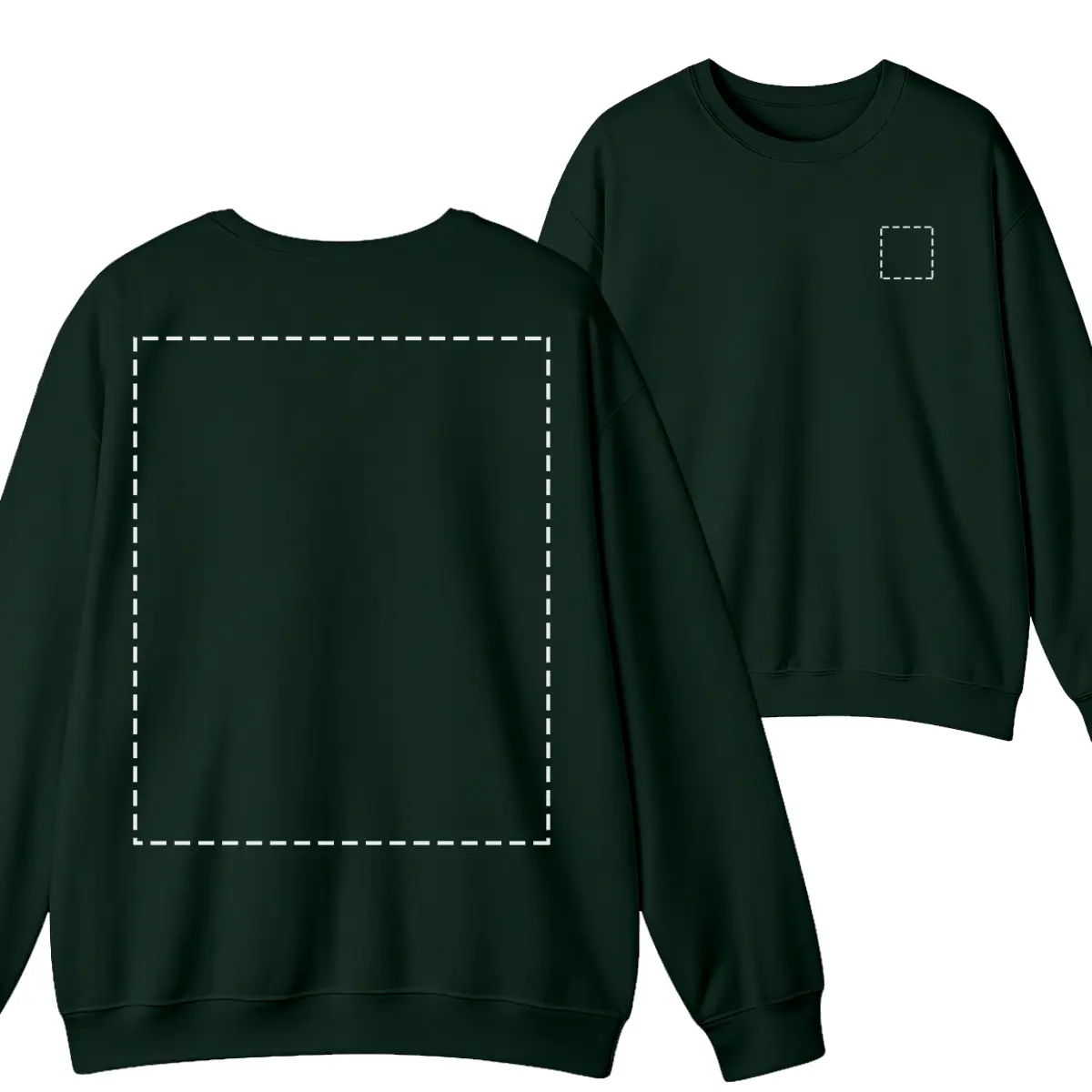 Plain Crewneck Sweatshirt Long Sleeve, Custom Request, Unisex Fleece Pullover, Cozy Fit for Men and Women, Gildan