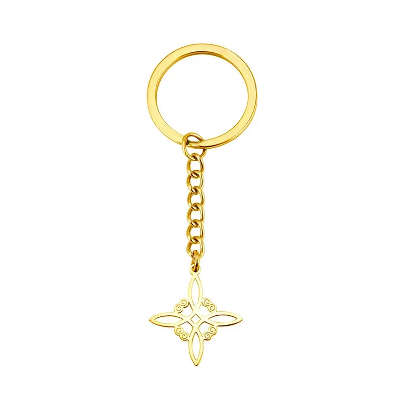 Witch Knot Pendant (Gold)