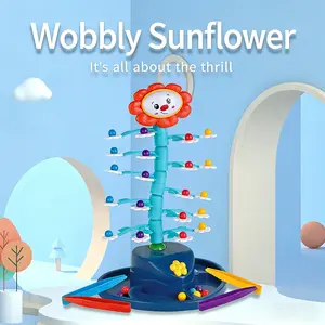 Wobbly Sunflower Toddler Toy | Twist & Place Game for Kids 3+ | Boost Hand-Eye Coordination | Safe Rounded Edges