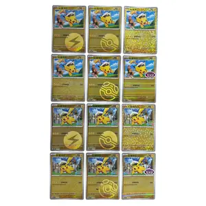 Pokémon TCG Card Chinese Gem Pack CBB1C & CBB5C Captain Pikachu Set of 12pcs Holo NM
