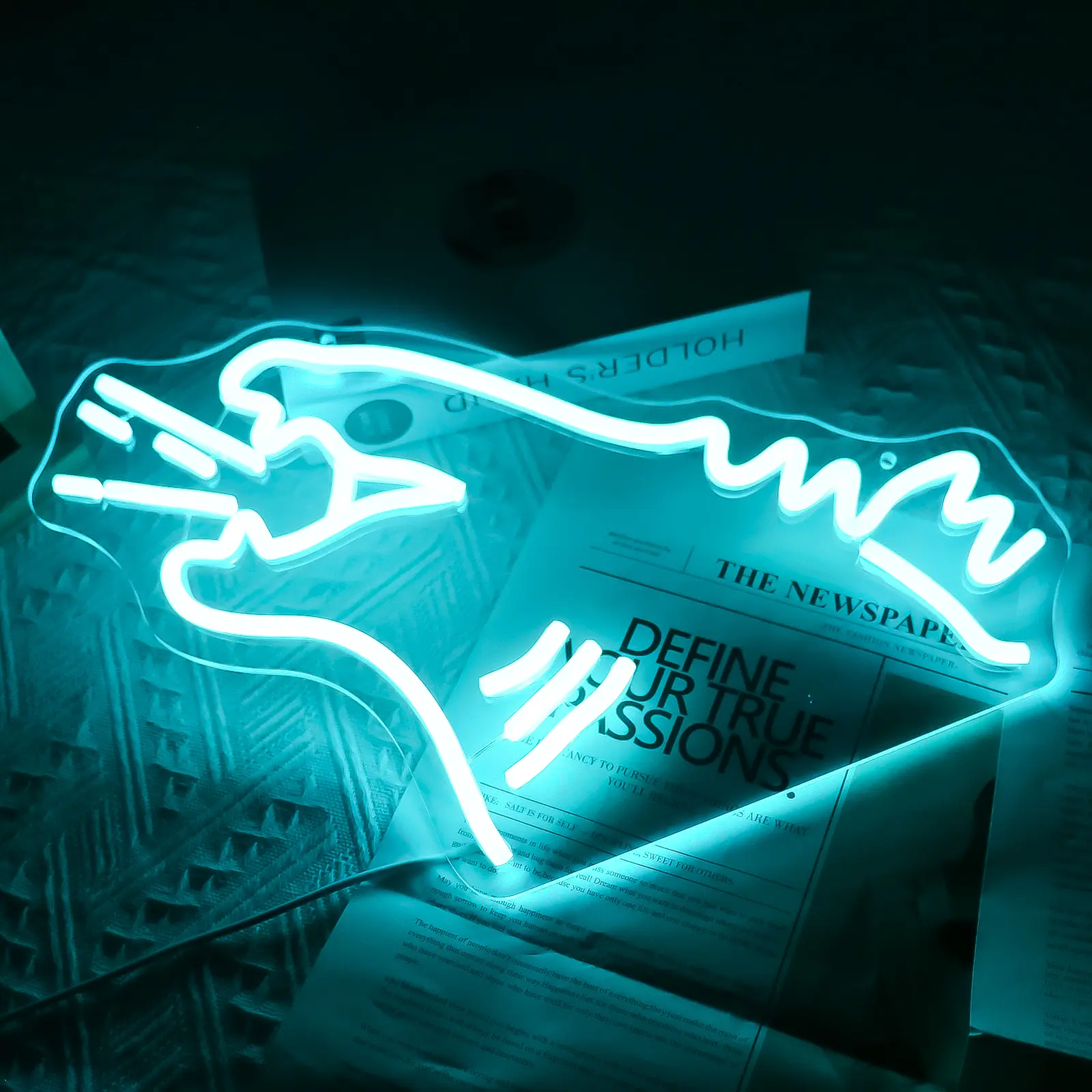 Godzilla King of The Monsters Dimmable LED Neon Sign - Plastic Material, Plugin Neon Glow, USB Plug Power, Multi-Color for Party Vibes, Contemporary Wall Decor, Indoor Lighting, Mood-Setting Festive & Party Supplies