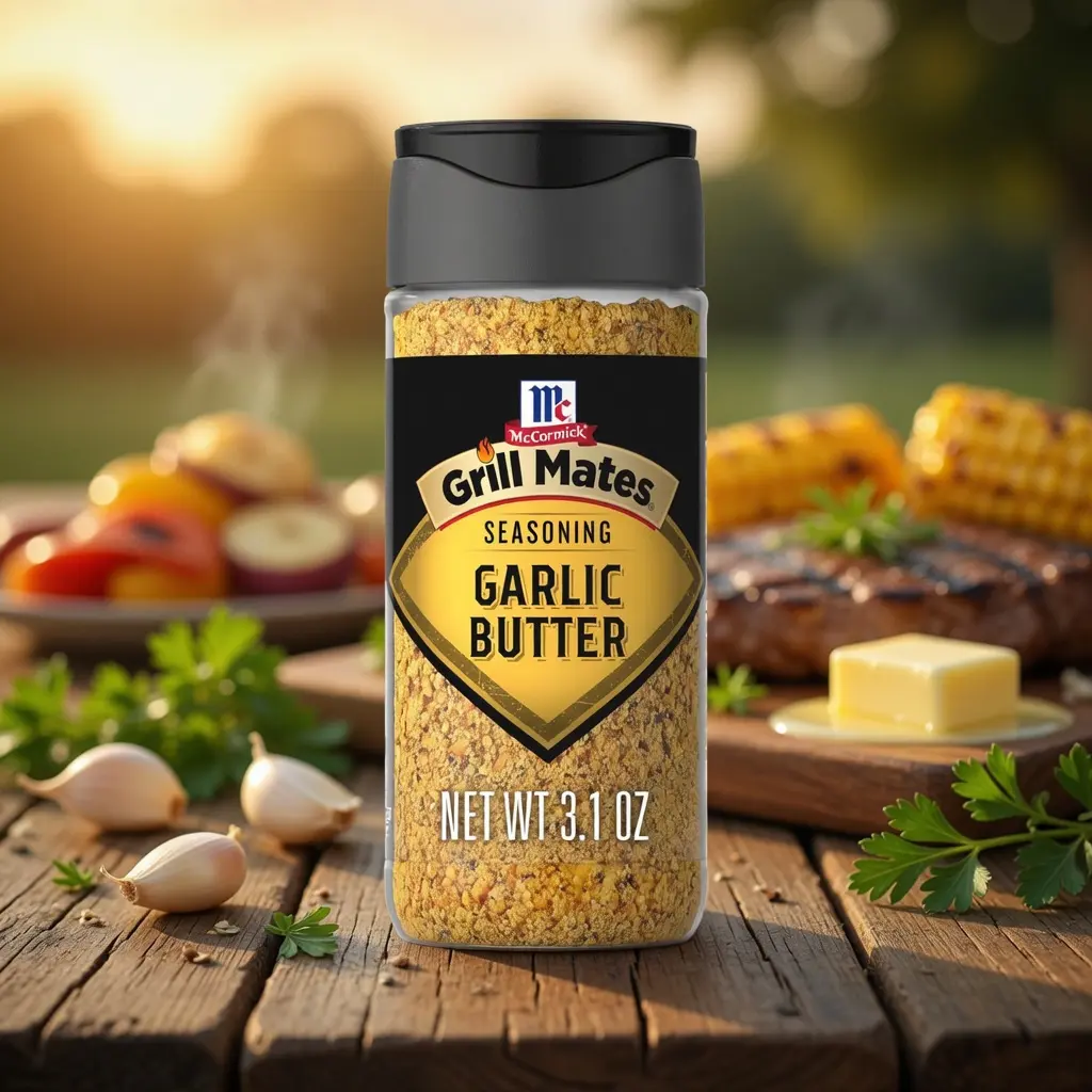 McCormick Grill Mates Garlic Butter Seasoning, 3.1 oz