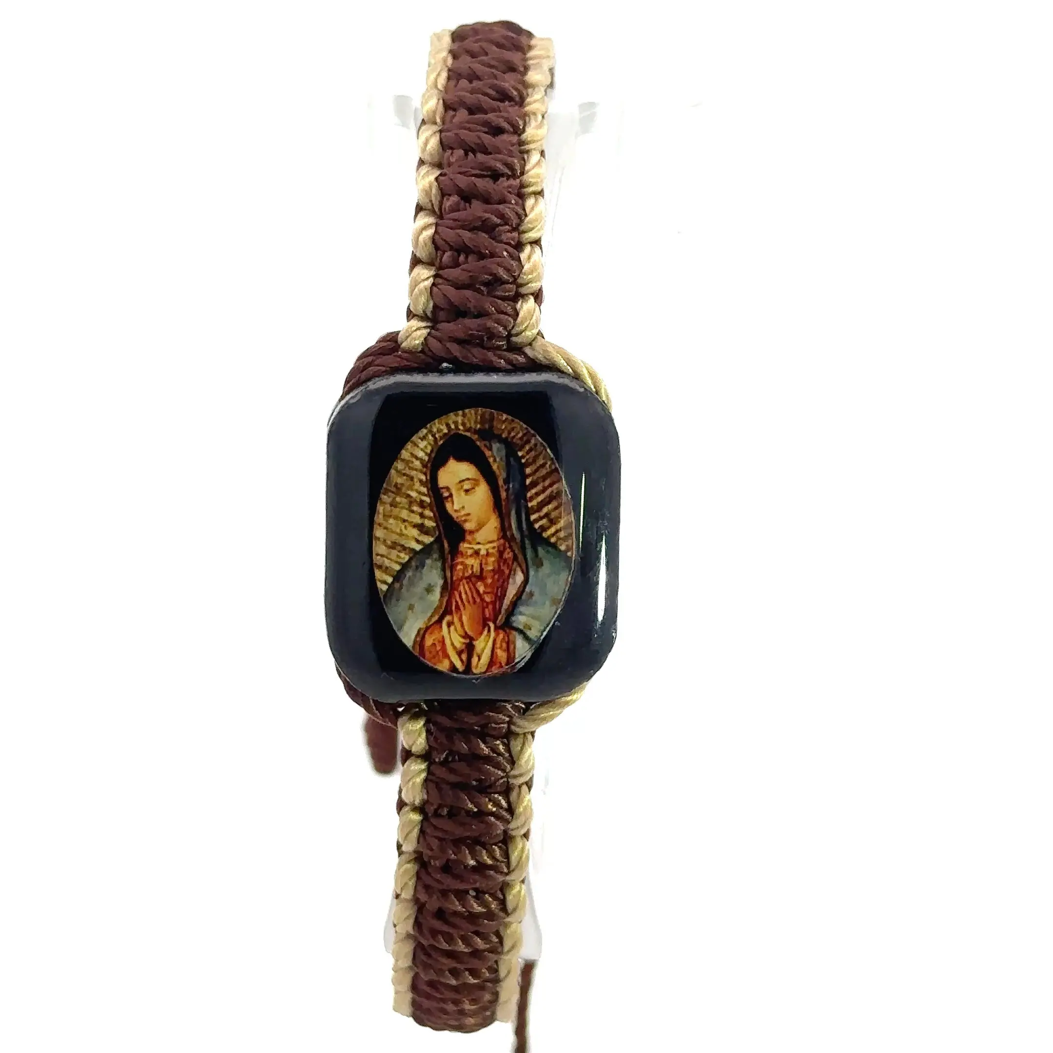 Our Lady of Guadalupe Brown Tan Bracelet