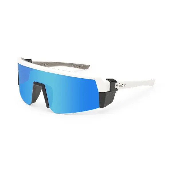 Polarized - Ice Blue Mirror White Frame