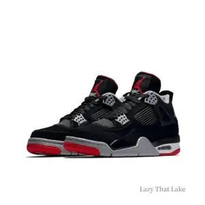 Retro Bred 2019 Black and Red Colorway Casual Sports Versatile Durable Comfortable Basketball Shoes