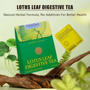 Digestive Lotus Leaf Tea 21g（3g*7packs）With Oolong tea,Lotus Leaf,Agastache Rugosa,Cassia Seed