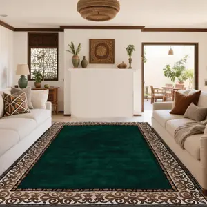 Velvet soft and comfortable patterned printed carpet, suitable for multiple scenarios, available in various sizes, soft and non-shedding, Boho Rugs