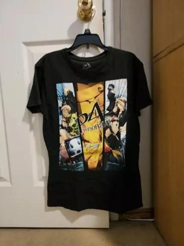 Persona 4 Box Cover Art Tee Rare