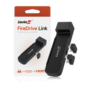 Carlinkit Fire Drive Use CarPlay to HDMI Cable to Enjoy Streaming, in-car Audio & Video Specially Designed for Amazon Fire TV Stick, work on Vehicles with built-in wired CarPlay, 2026(newest model) HD Streaming on Long Drives, springtok Adapter Upgrade