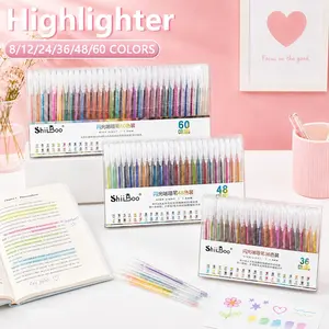 8-60 Color 1mm Bullet Tip Glitter Gel Pen Set, Large Capacity, Ideal for Drawing, Note-Taking, DIY Projects, Creative Writing Tools, Drawing Pens