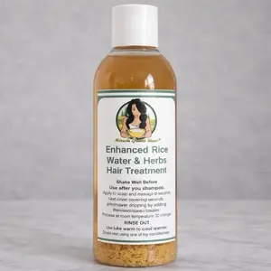 Miracle Growth Water Enhanced Rice Water For Hair Growth Haircare Scent Aloe Vera Peppermint Aroma Scented 10 Ounces Ready to Use Formula