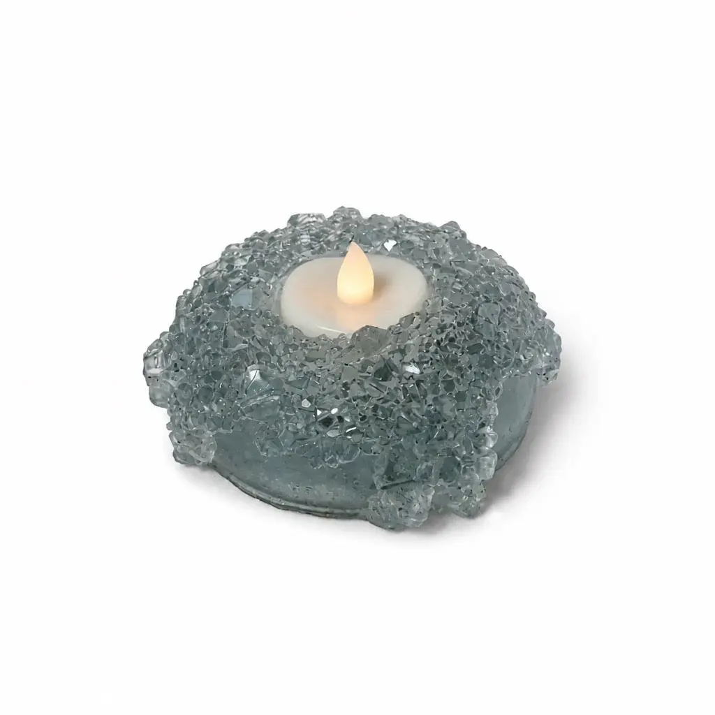 Candlelit Calm Crystal Tea Light Holder | Light Sparkles