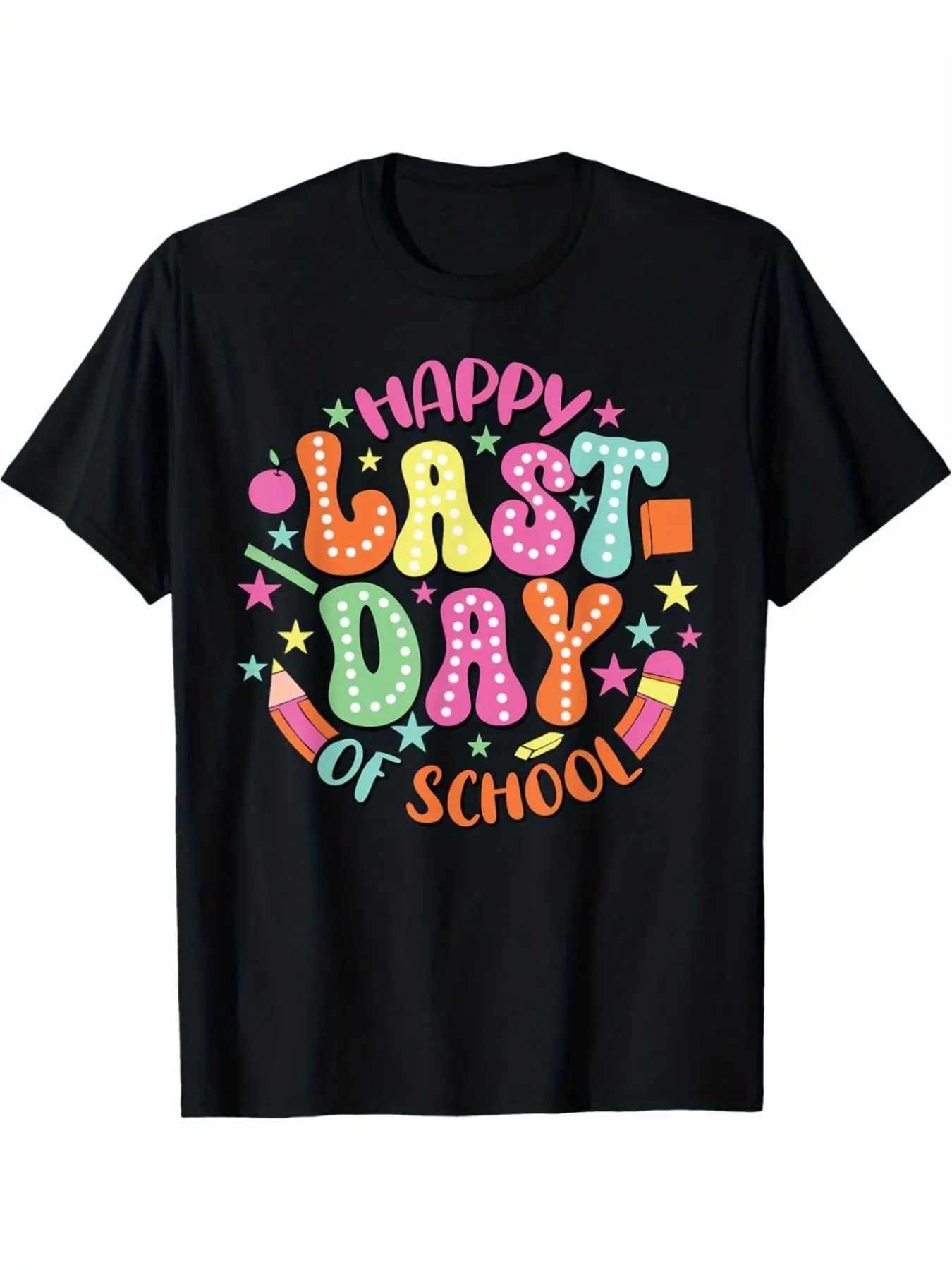 Happy Last Day of School T-Shirt - Retro End of Ye